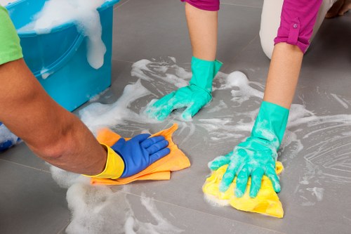 Commercial cleaning support for a Fulham office space