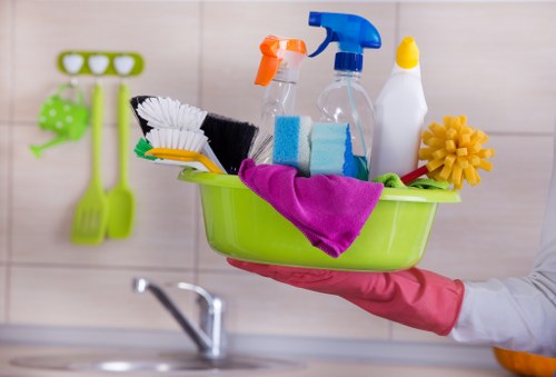 Carpet cleaning equipment prepared for a Fulham flat or apartment
