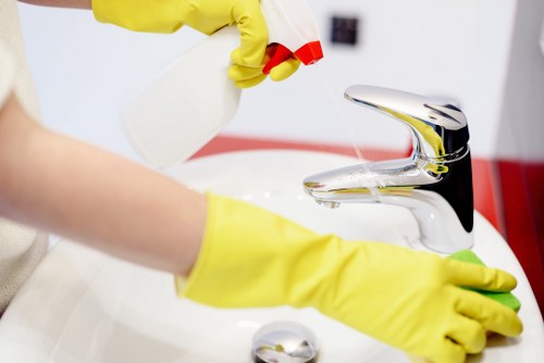 Kitchen cleaning service in a Fulham apartment