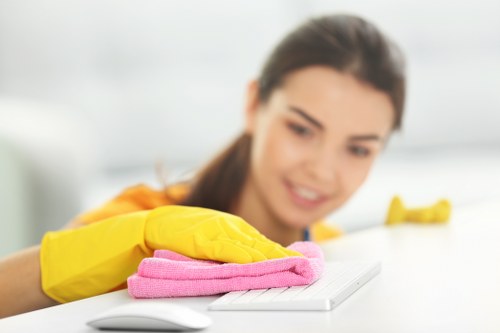 Local cleaner working in a Fulham apartment with access considerations