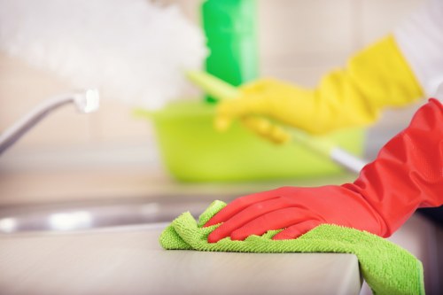 Clearing a flat in Fulham with careful handling in a shared building